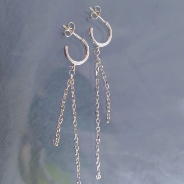 Boucles d'oreilles chaines 2