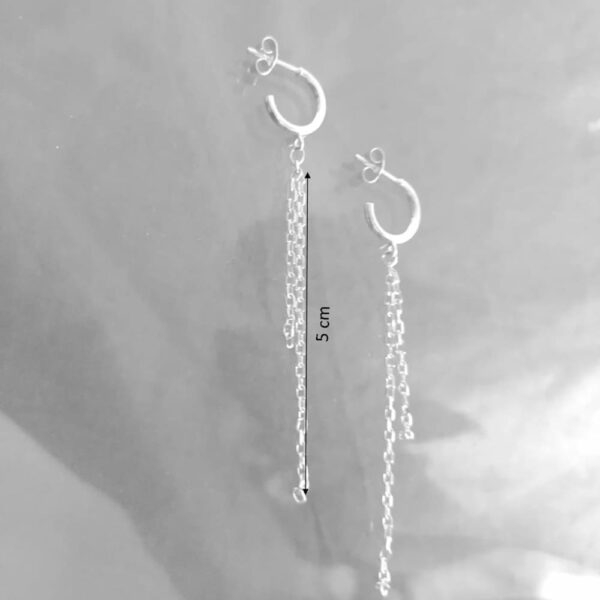 Boucles d'oreilles chaines 3