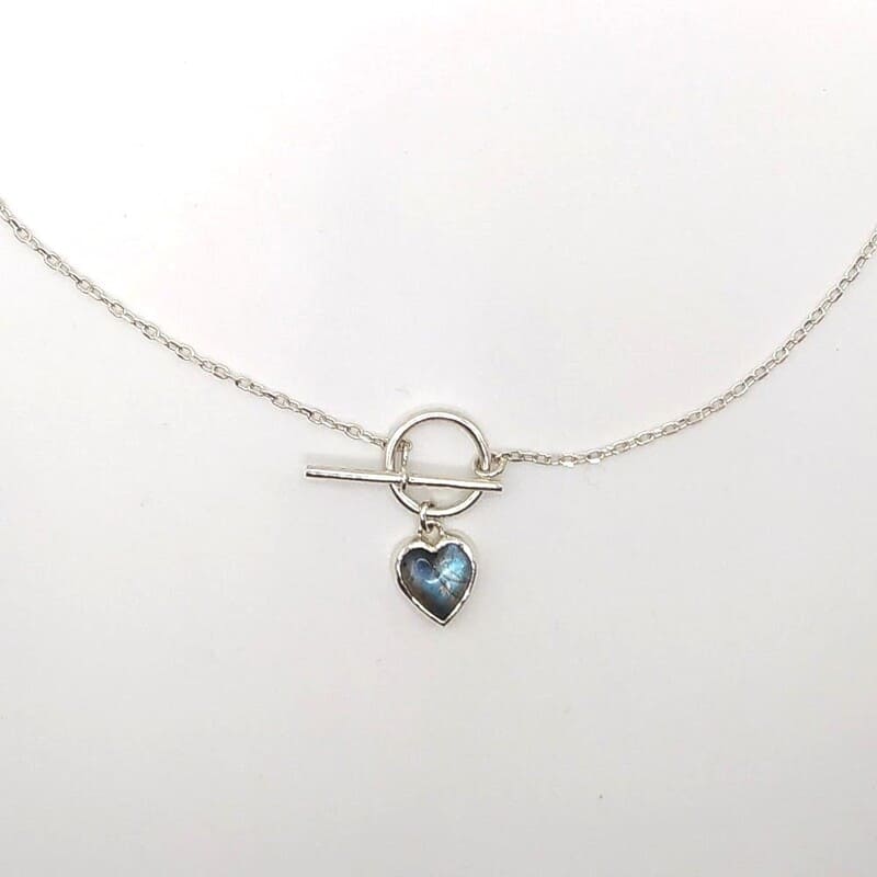 collier-argent-labradorite-coeur